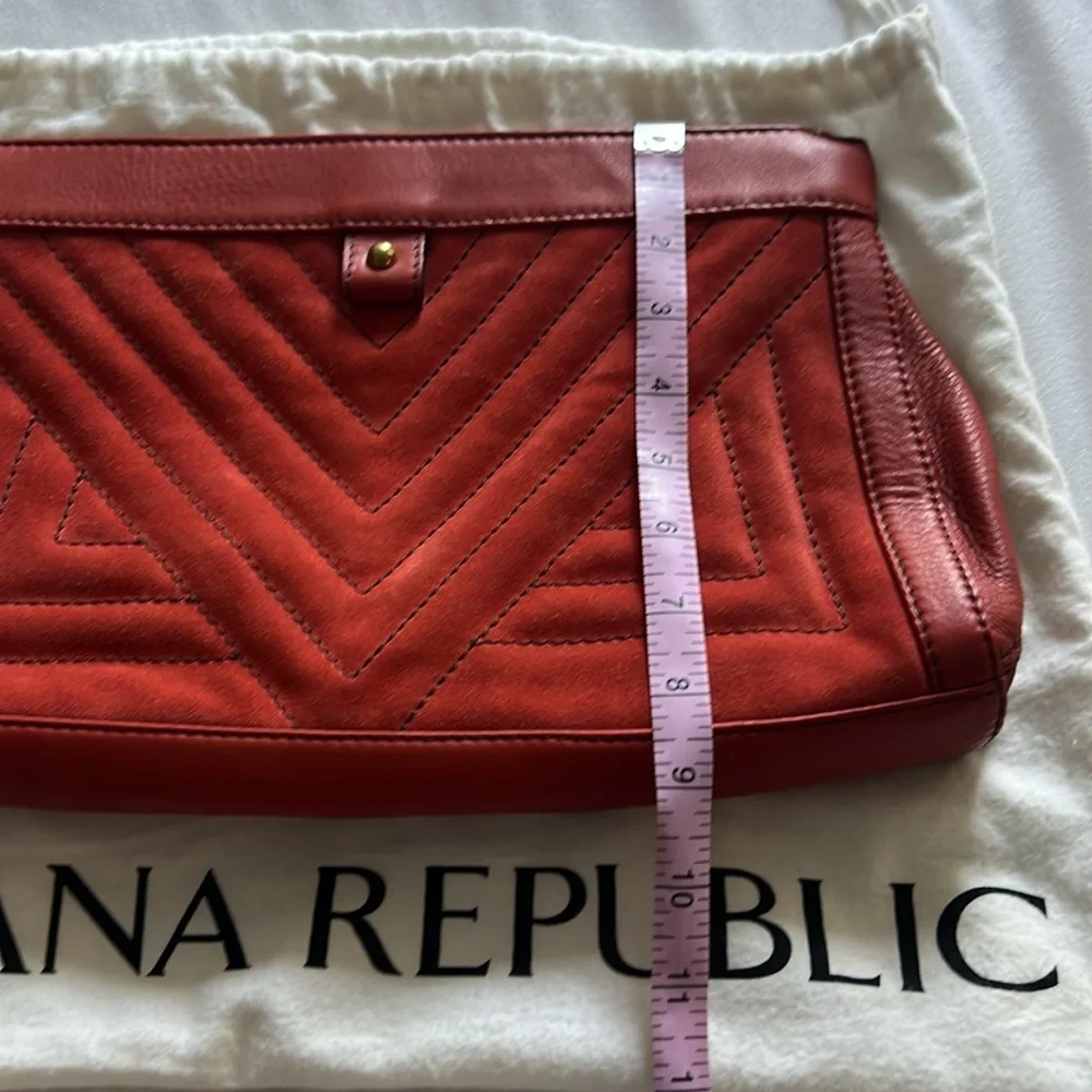 Banana Republic Orange Clutch Bag - Picture 8 of 9